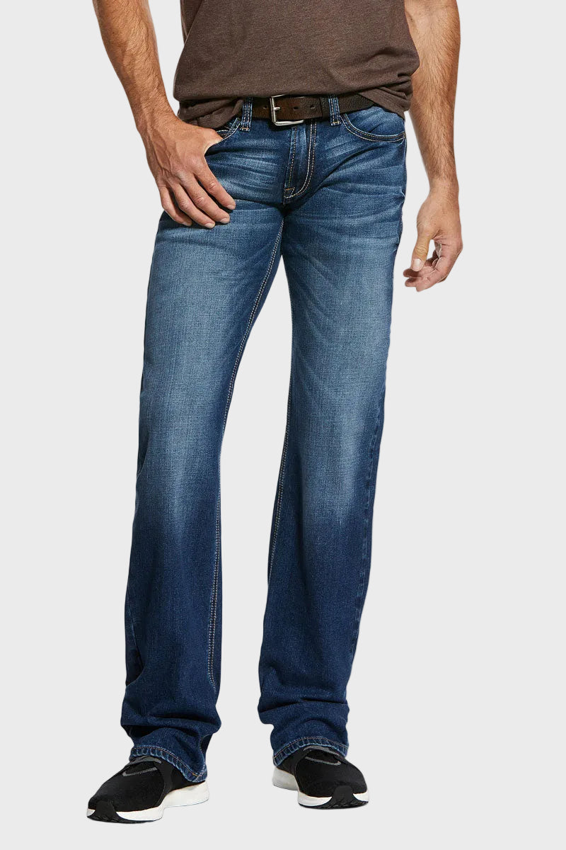 Ariat Men's M7 Rocker Stretch Nassau Stackable Straight Leg Jean Summit
