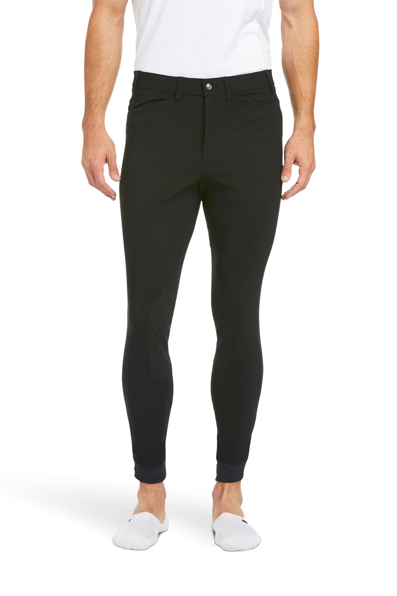 Ariat Men's Tri Factor Grip Knee Patch Breech Black