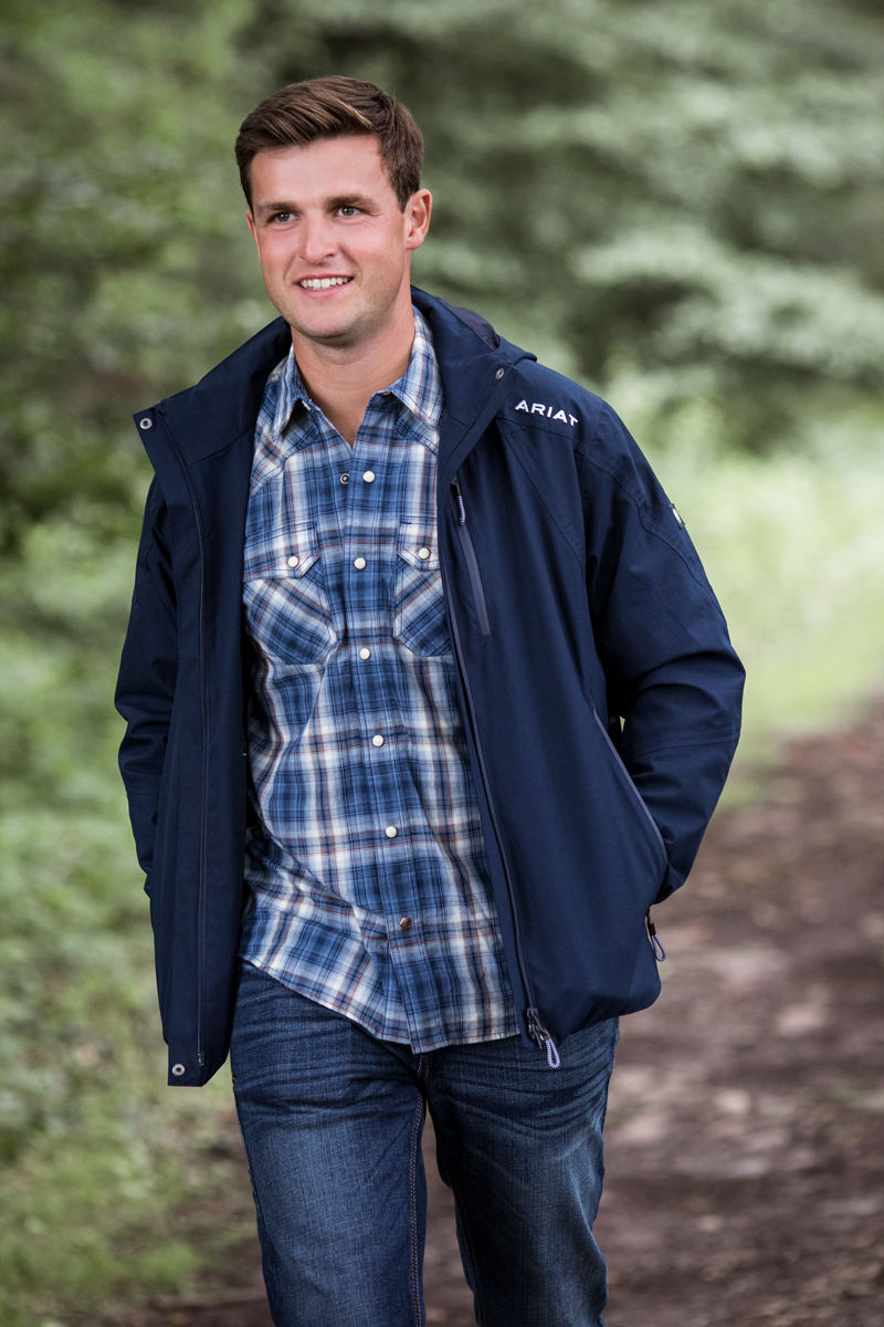 Ariat Men's Coastal Waterproof Jacket Navy