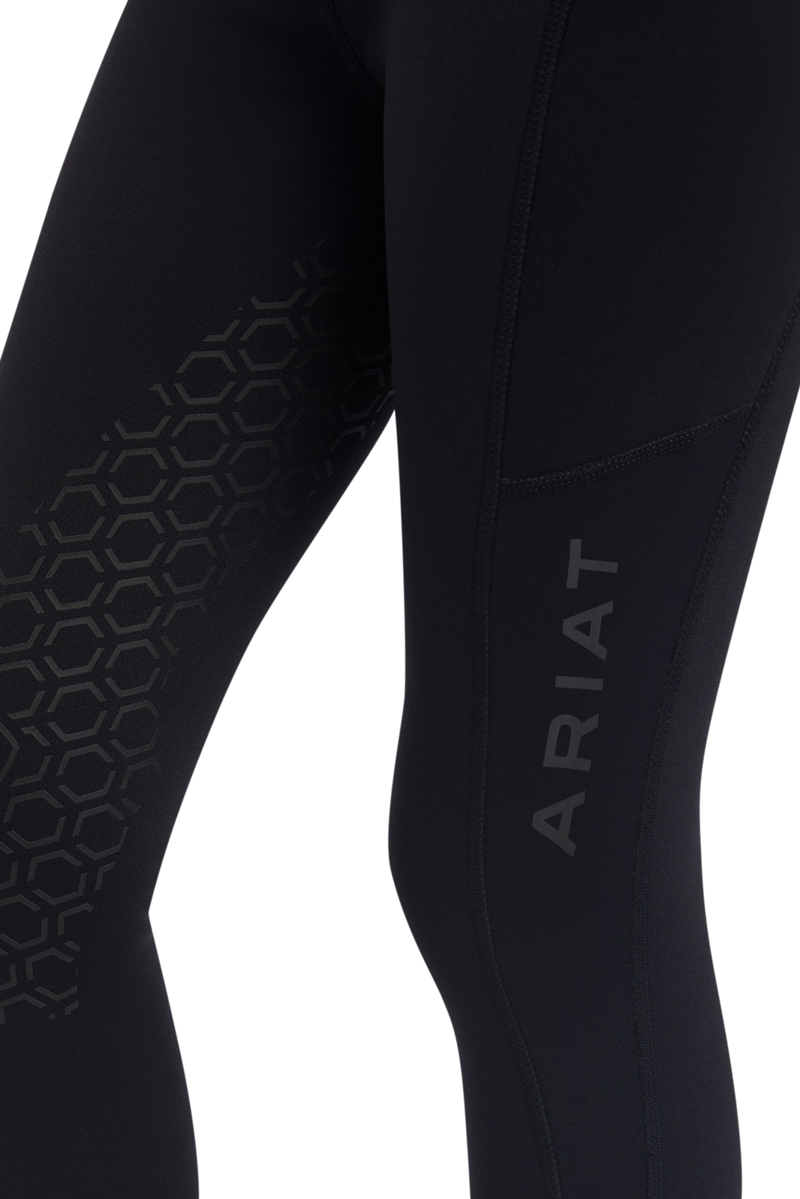 Ariat Kids Venture Thermal Half Grip Tight Black