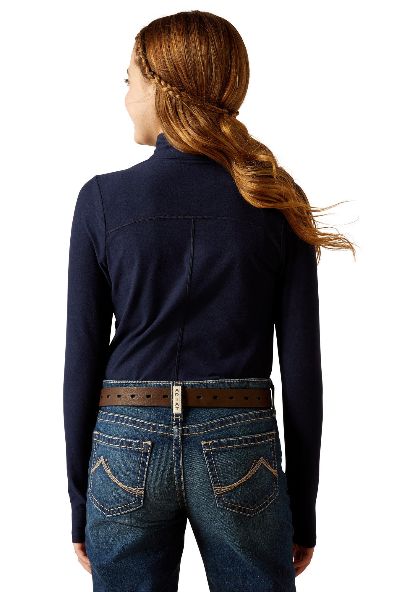 Ariat Kids Lowell 3.0 1/4 Zip Base Layer Navy