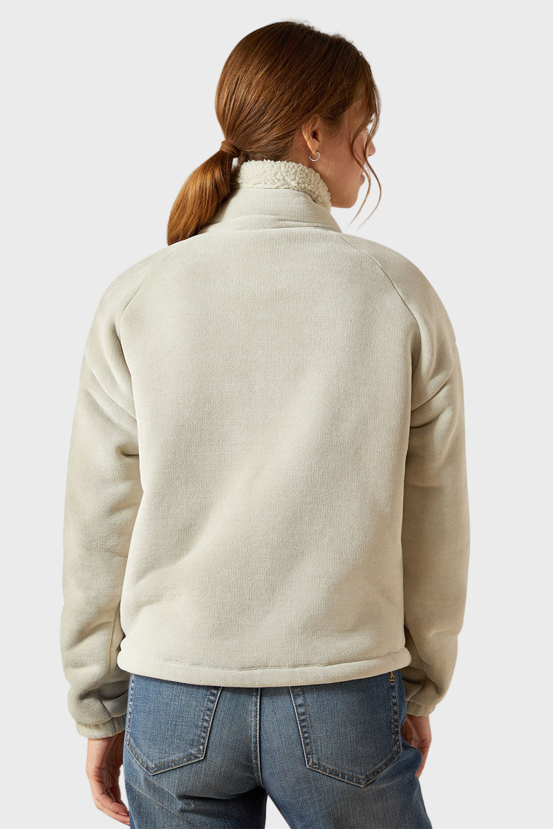 Ariat Lafayette Full Zip Sweatshirt Pelican