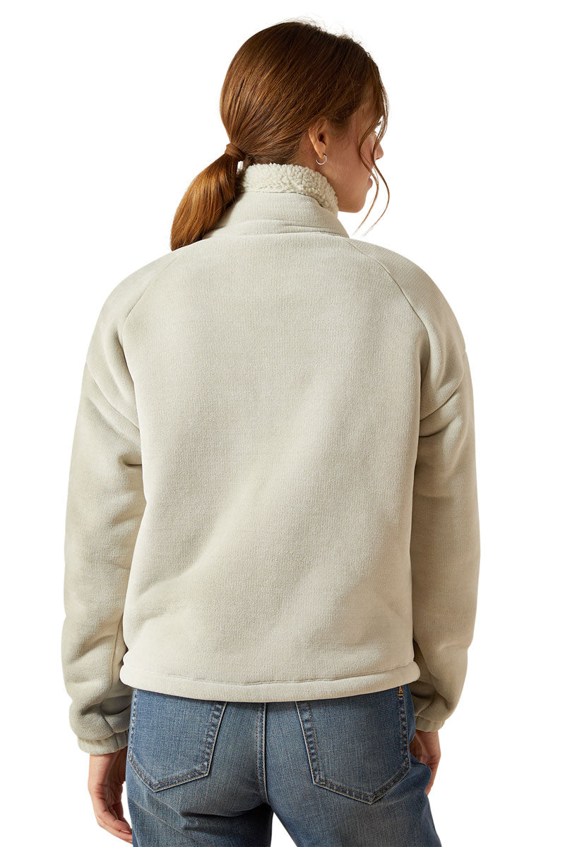 Ariat Lafayette Full Zip Sweatshirt Pelican