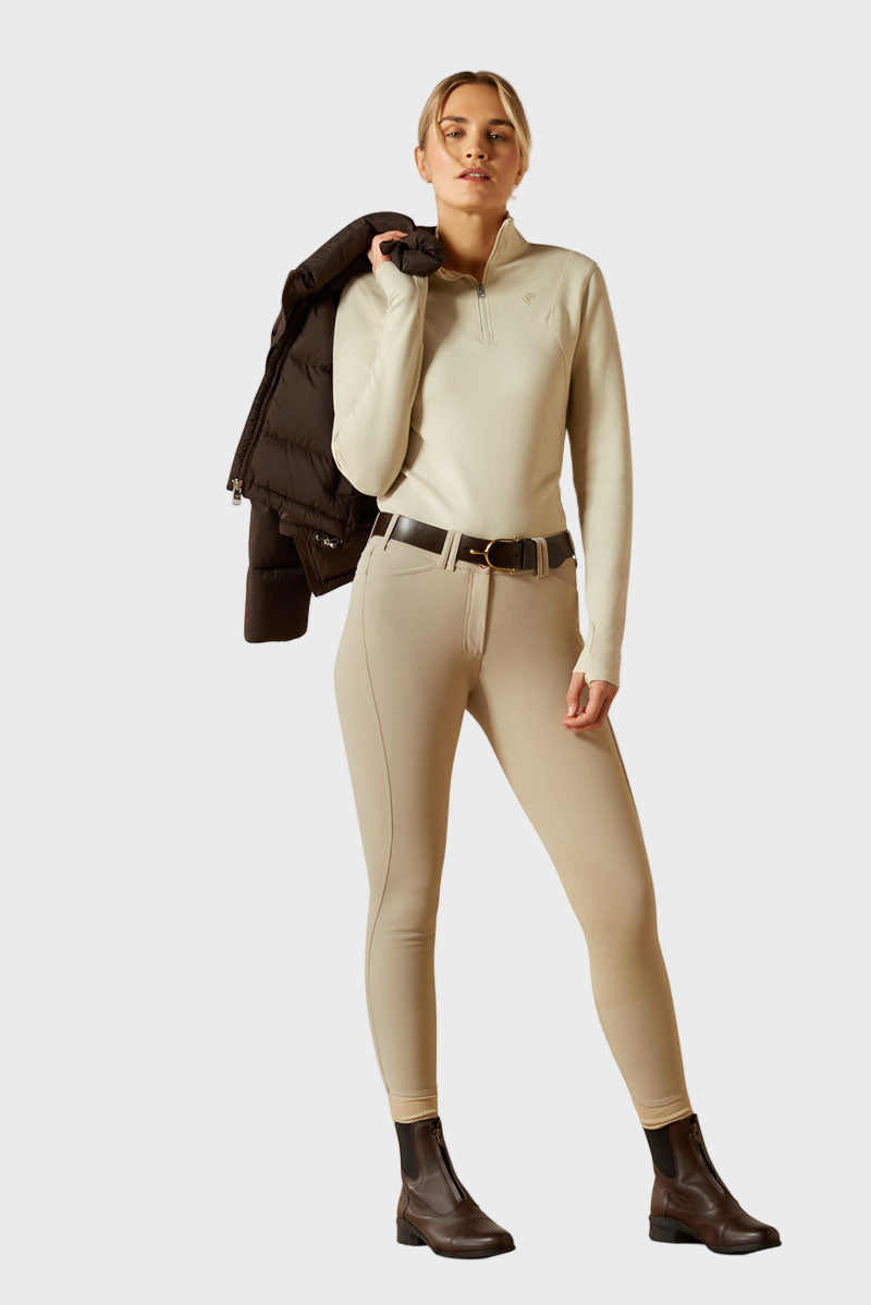 Ariat Lucent 1/4 Zip Base Layer Pelican