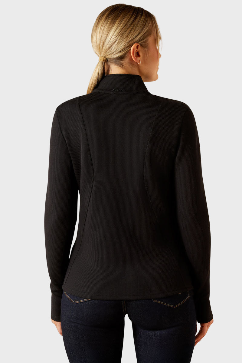 Ariat Lucent 1/4 Zip Base Layer Black