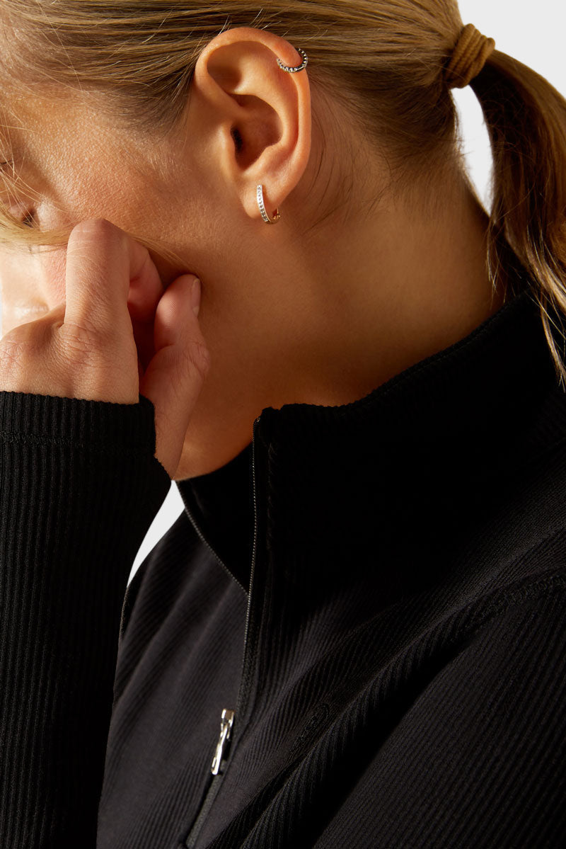 Ariat Lucent 1/4 Zip Base Layer Black