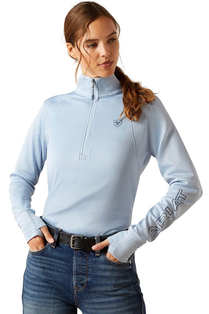 Ariat Team EQ 1/2 Zip Java Skyway