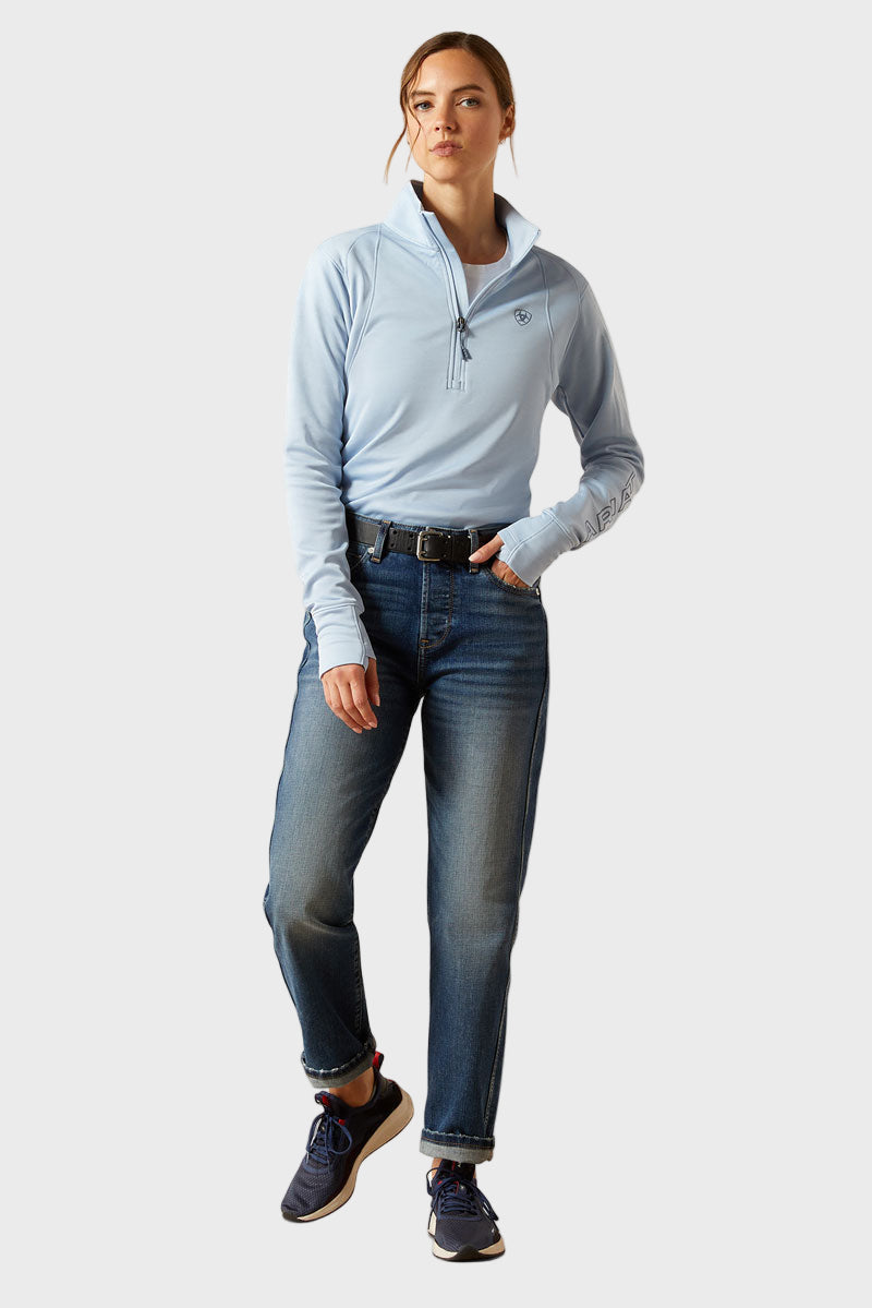 Ariat Team EQ 1/2 Zip Java Skyway