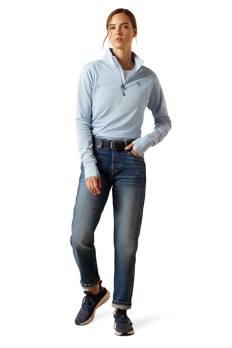 Ariat Team EQ 1/2 Zip Java Skyway