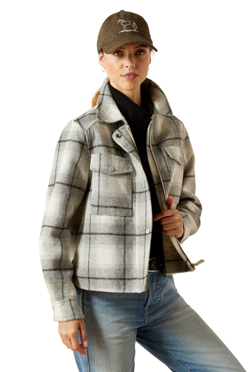 Ariat Warrington Jacket Grey Plaid 