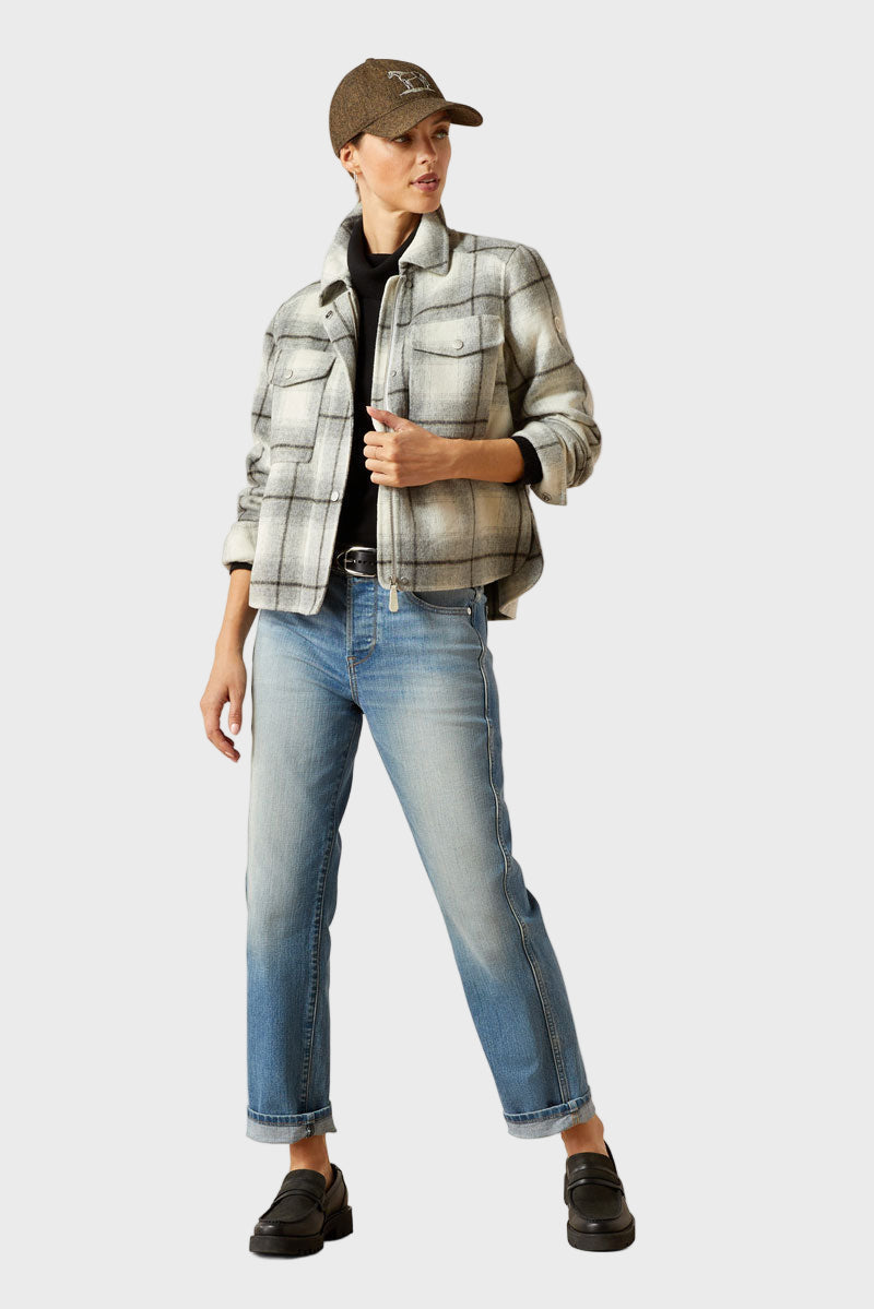 Ariat Warrington Jacket Grey Plaid 