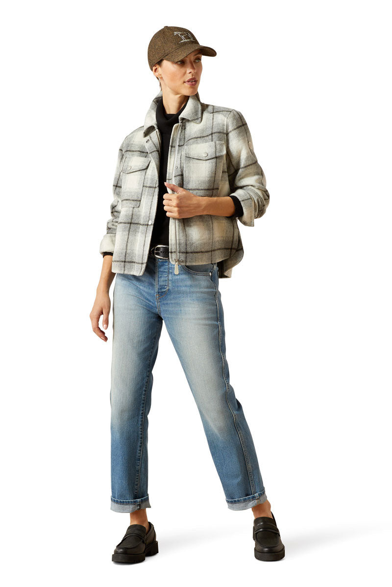 Ariat Warrington Jacket Grey Plaid 