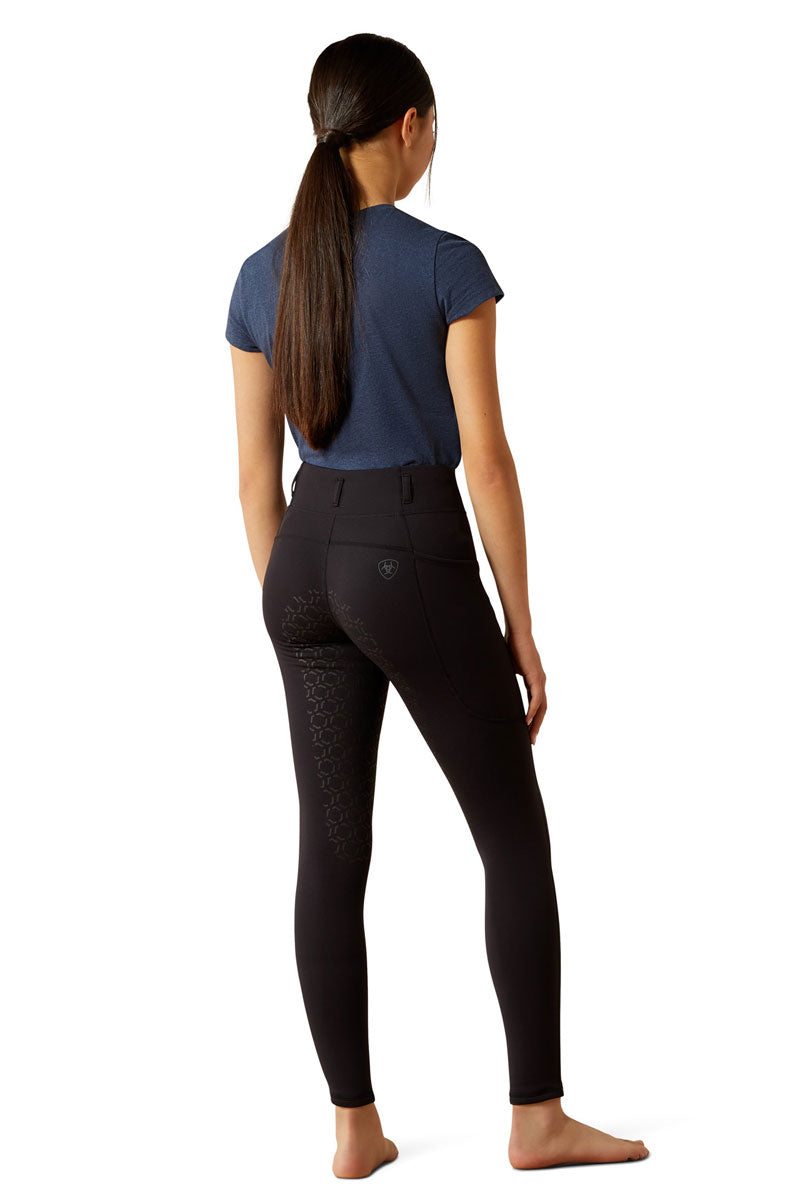 Ariat Youth Venture 2.0 Thermal Full Seat Tight Black