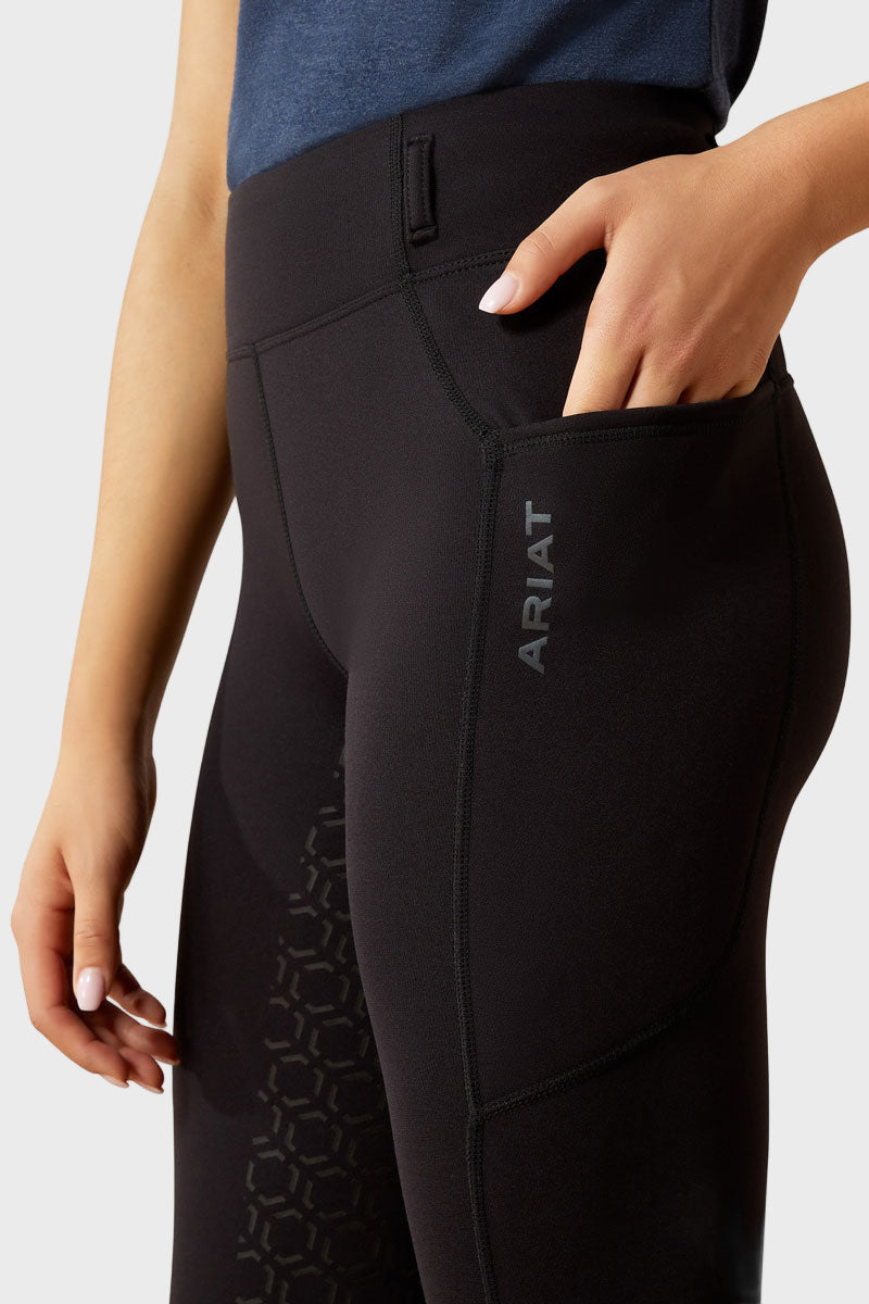 Ariat Youth Venture 2.0 Thermal Full Seat Tight Black