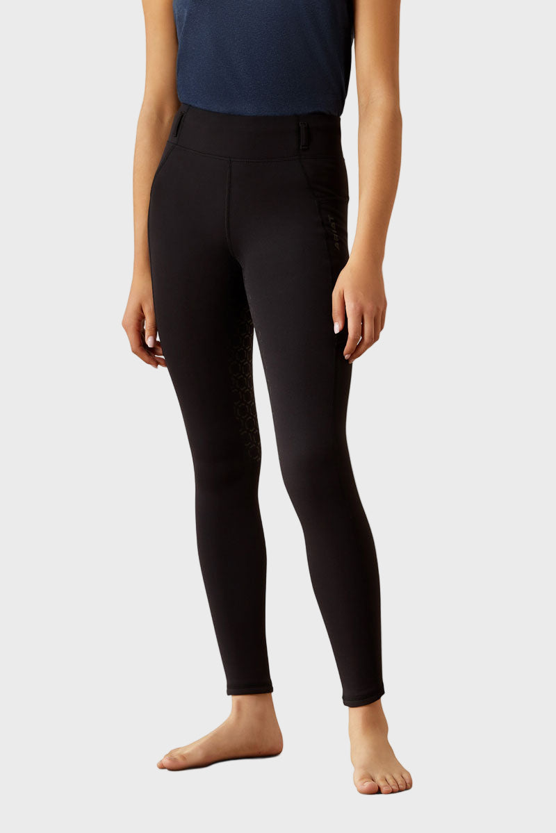 Ariat Youth Venture 2.0 Thermal Full Seat Tight Black