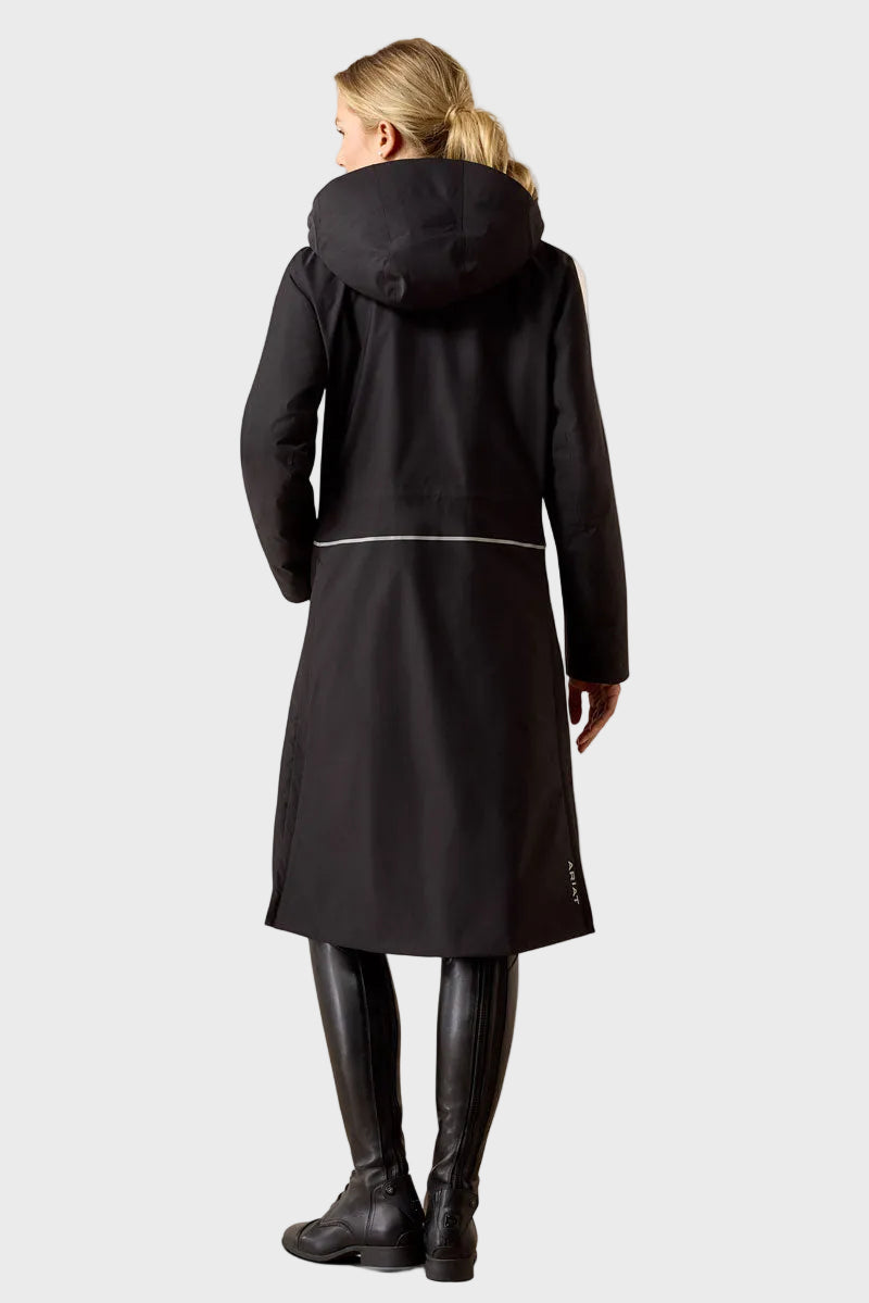 Ariat Long Rider Waterproof Coat Black