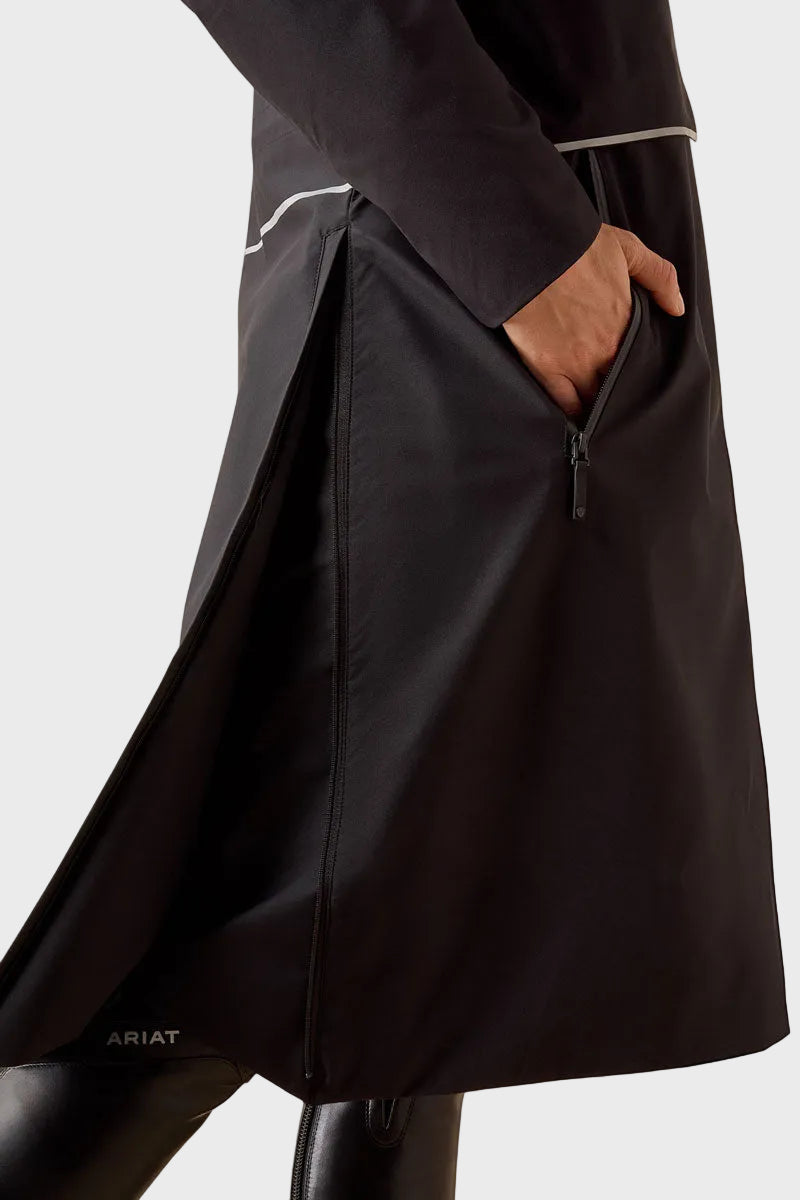 Ariat Long Rider Waterproof Coat Black