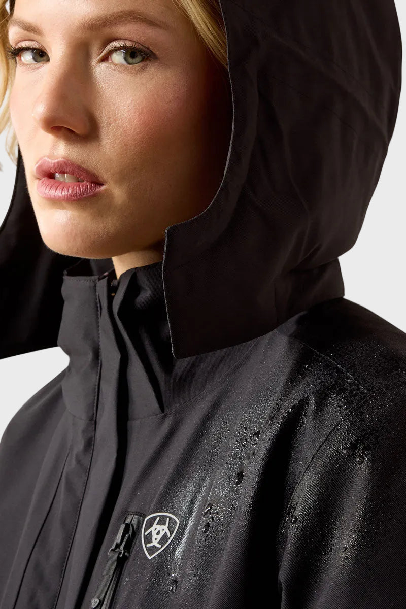 Ariat Long Rider Waterproof Coat Black