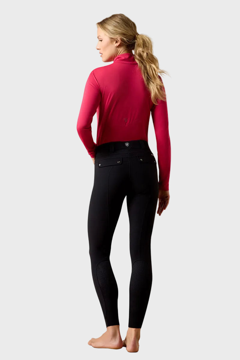 Ariat Tri Factor Vivacity Heat Half Grip Breech Black