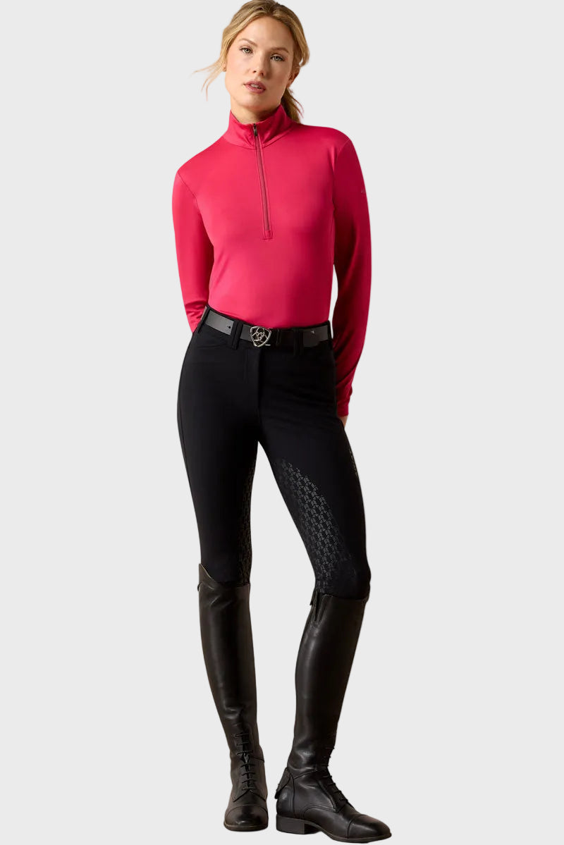 Ariat Tri Factor Vivacity Heat Half Grip Breech Black