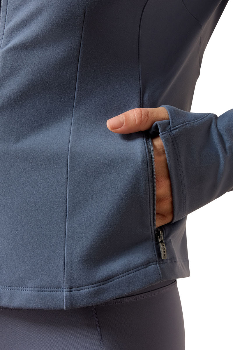 Ariat Solveil Full Zip Sweatshirt Grisaille