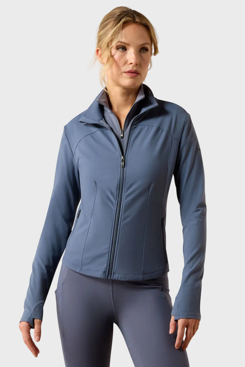 Ariat Solveil Full Zip Sweatshirt Grisaille