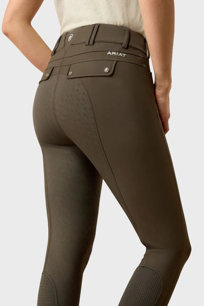 Ariat Tri Factor Frost 2.0 Full Seat Breeches Earth