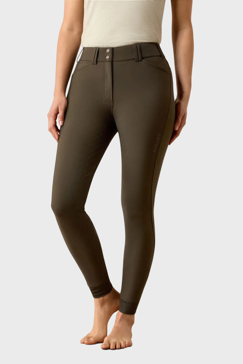 Ariat Tri Factor Frost 2.0 Full Seat Breeches Earth