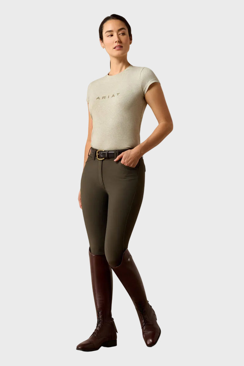 Ariat Tri Factor Frost 2.0 Full Seat Breeches Earth
