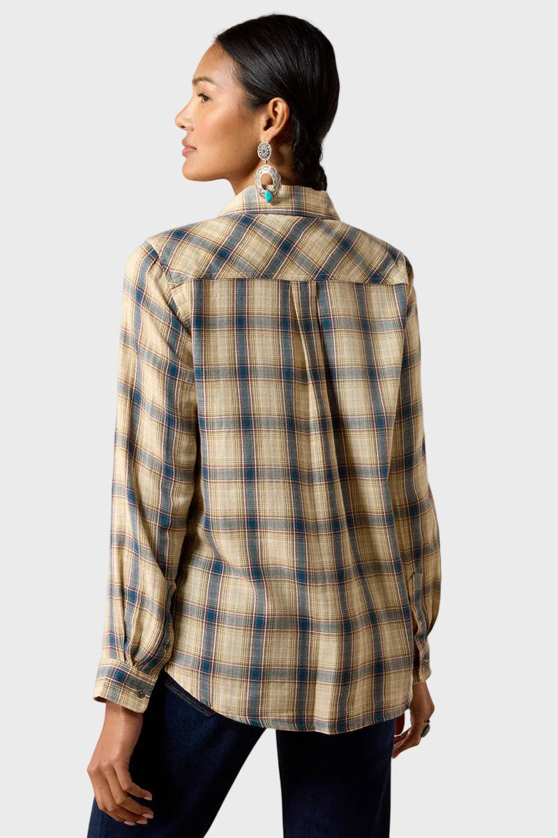 Ariat Billie Jean Shirt Horizon Plaid