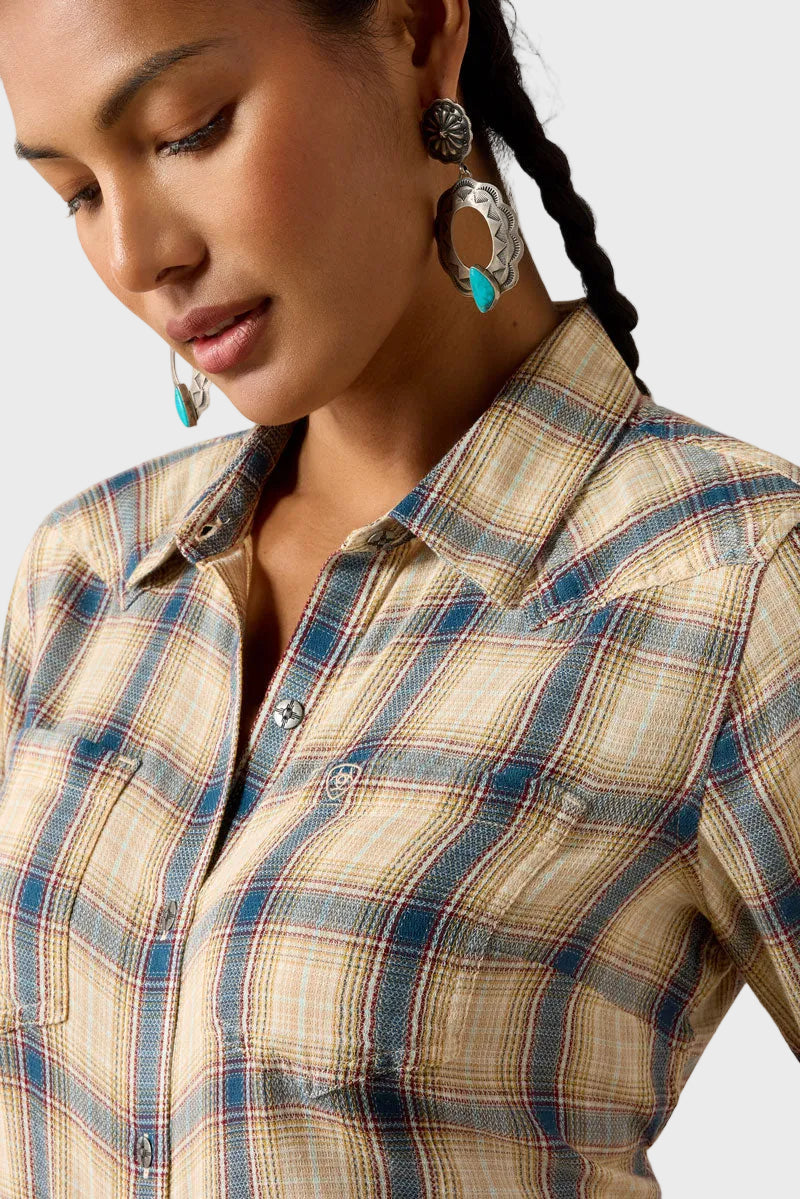 Ariat Billie Jean Shirt Horizon Plaid