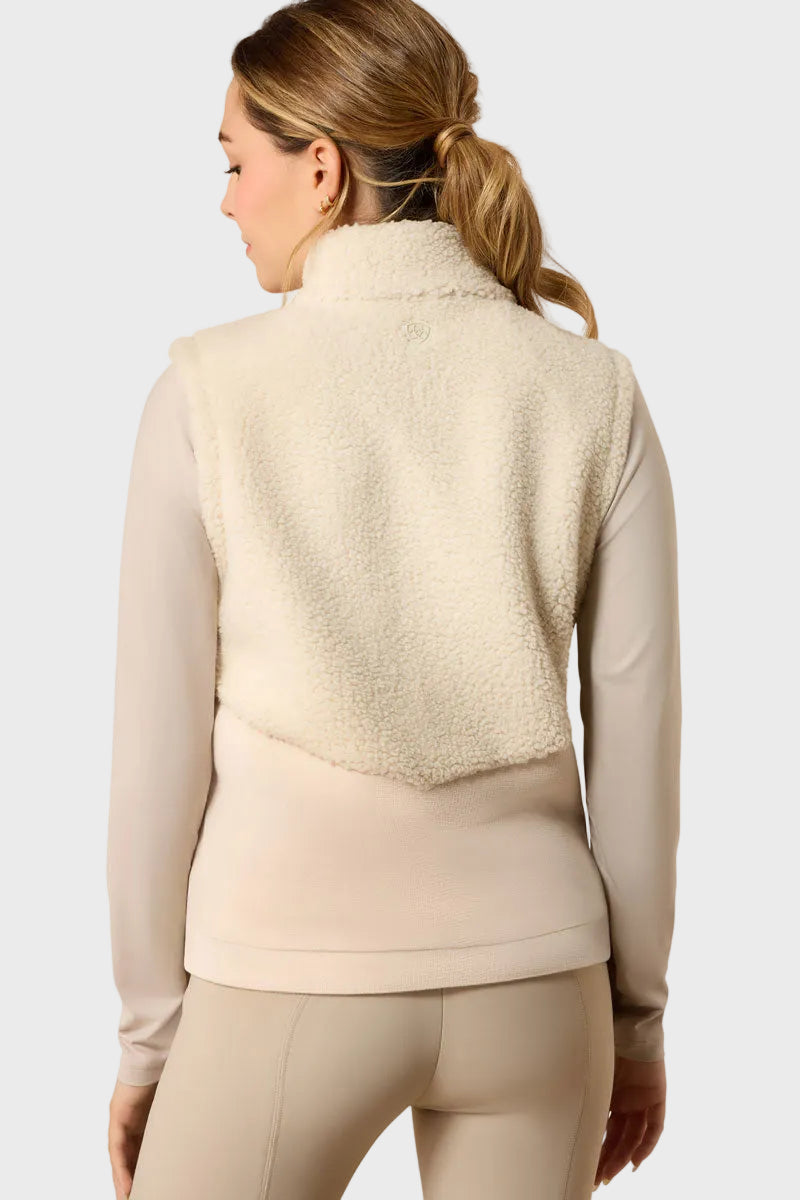 Ariat Youth Laviolette Full Zip Gilet Almond Milk