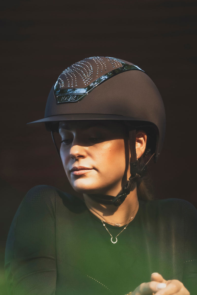 KASK Star Lady Chrome II Flow Brown with Brown Frame & Greige Mix