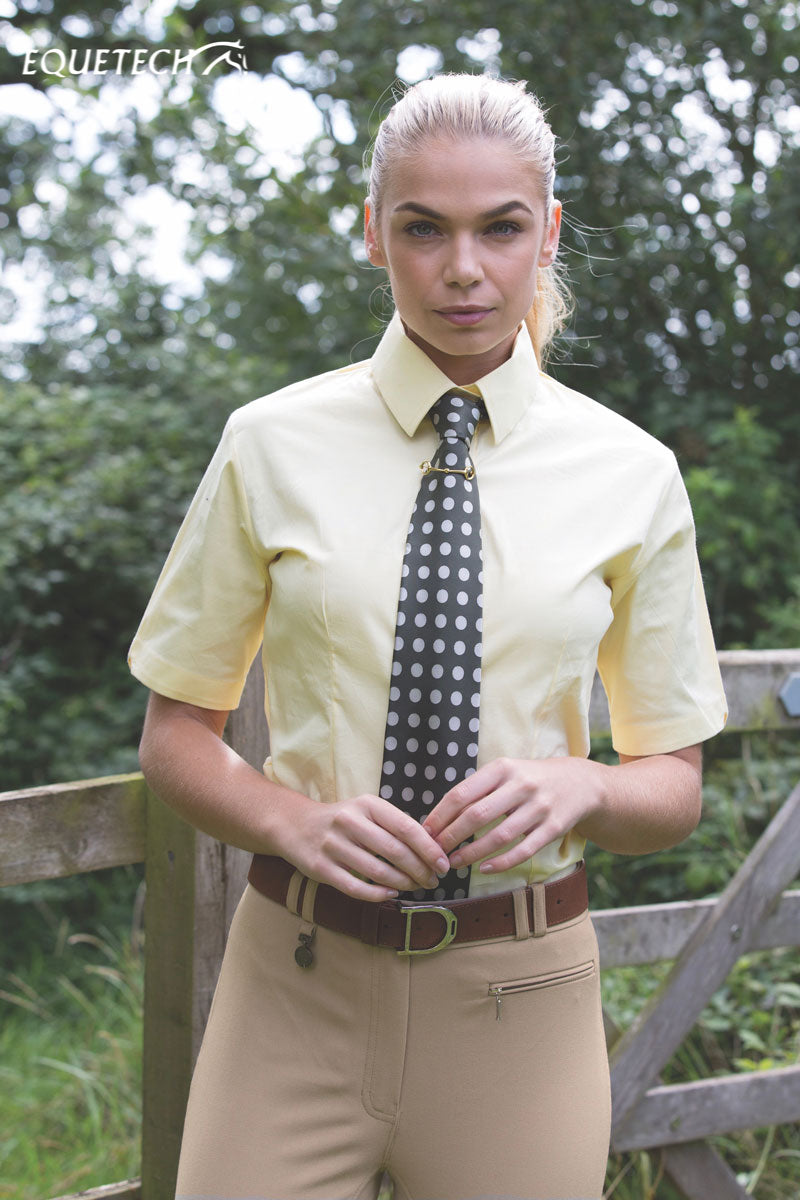 Equetech Flexion Show Shirt Soft Yellow