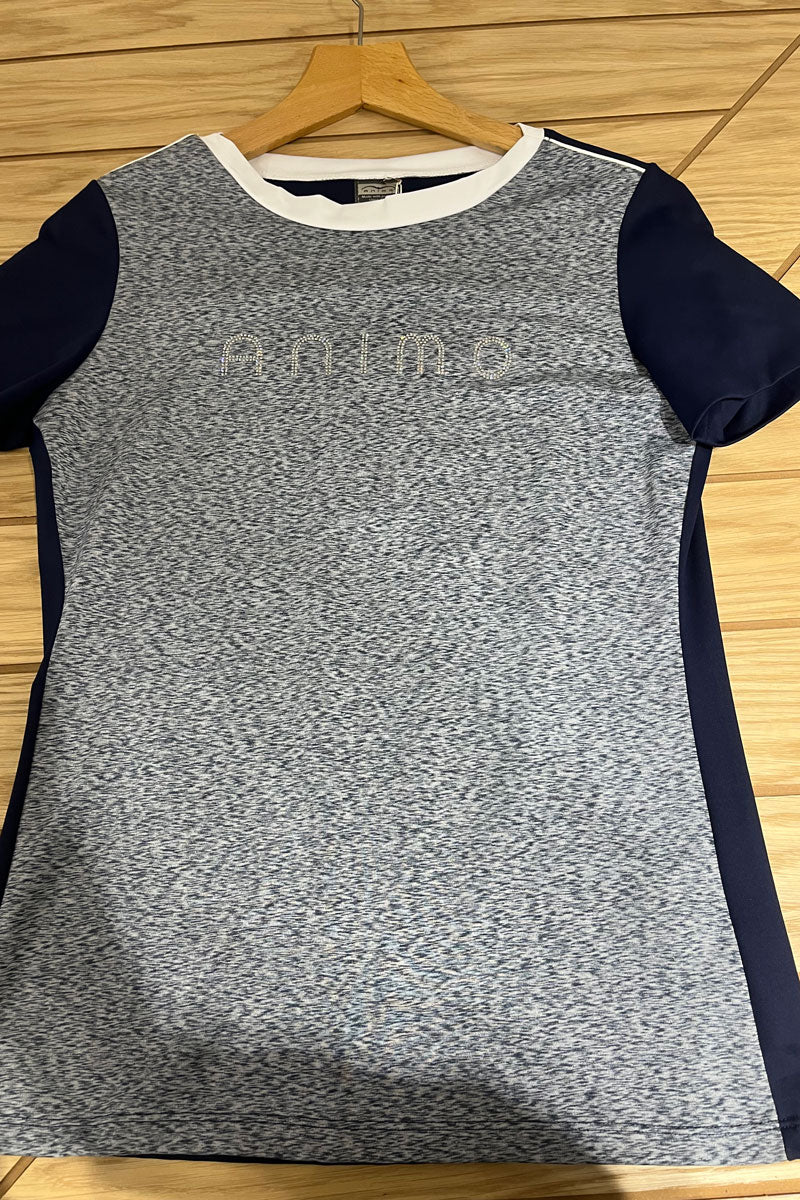 Animo Fobh T-Shirt Grey/Navy