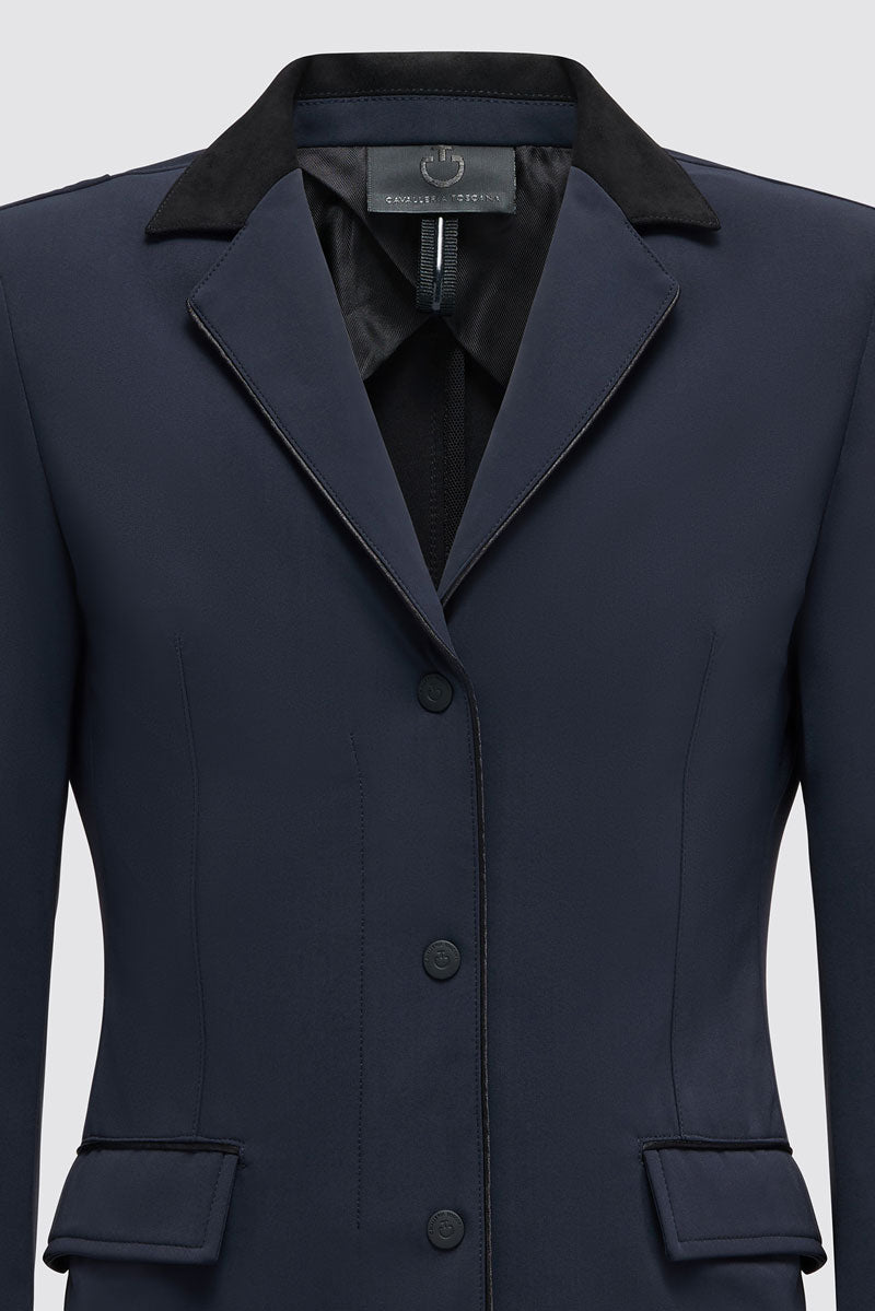 Cavalleria Toscana Girl's GP Zip Competition Jacket Navy