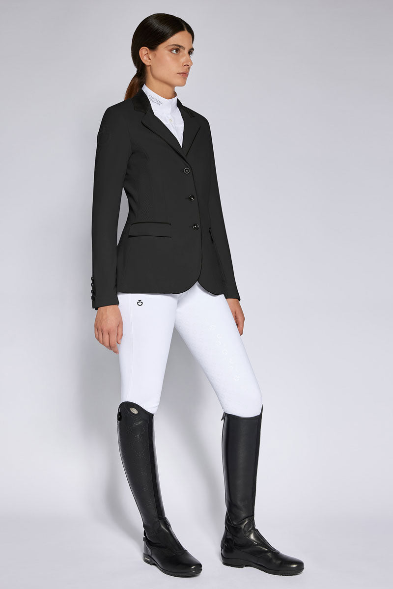 Cavalleria Toscana Perforated Show Jacket Black