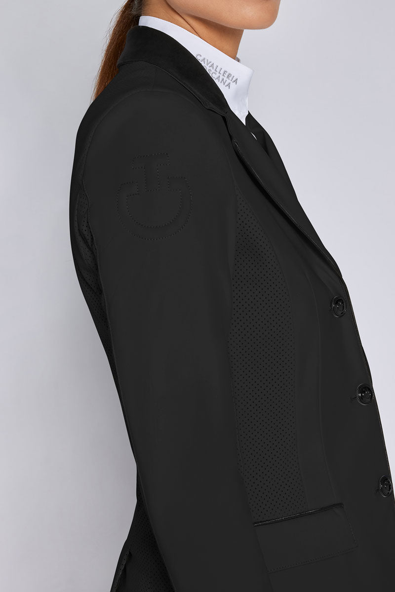 Cavalleria Toscana Perforated Show Jacket Black