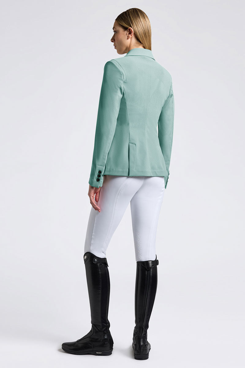 Cavalleria Toscana All-Over Perforated Show Jacket Light Teal Green