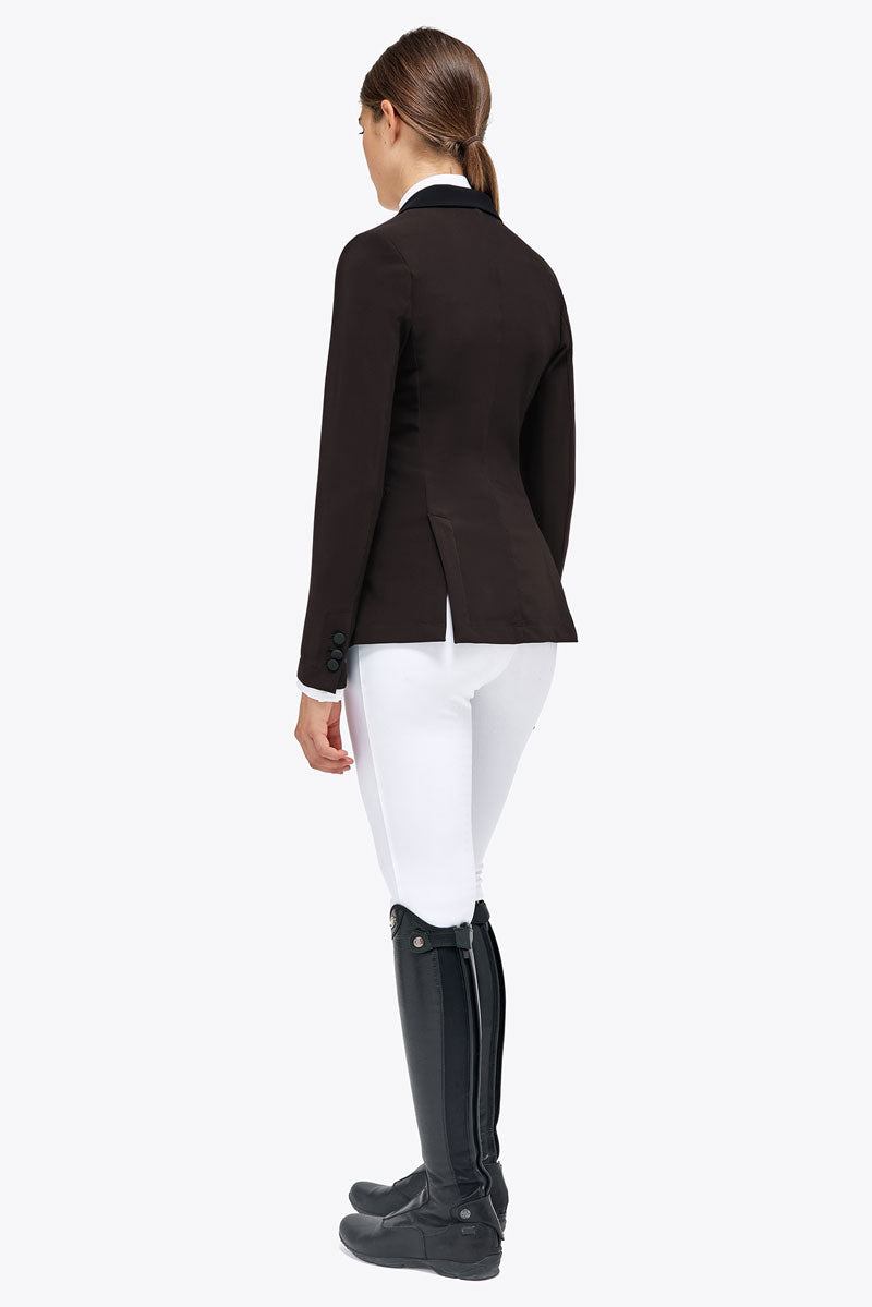 Cavalleria Toscana American Jersey Hunter Show Jacket Chocolate Brown