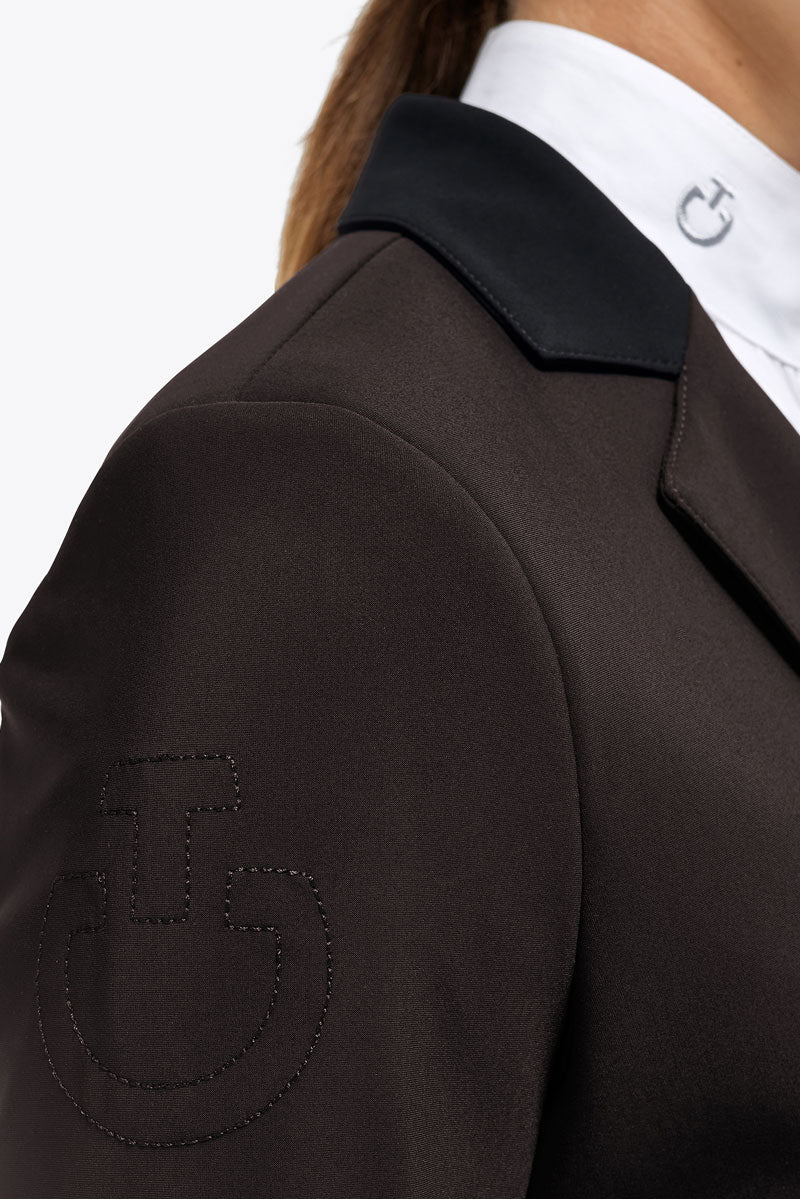 Cavalleria Toscana American Jersey Hunter Show Jacket Chocolate Brown