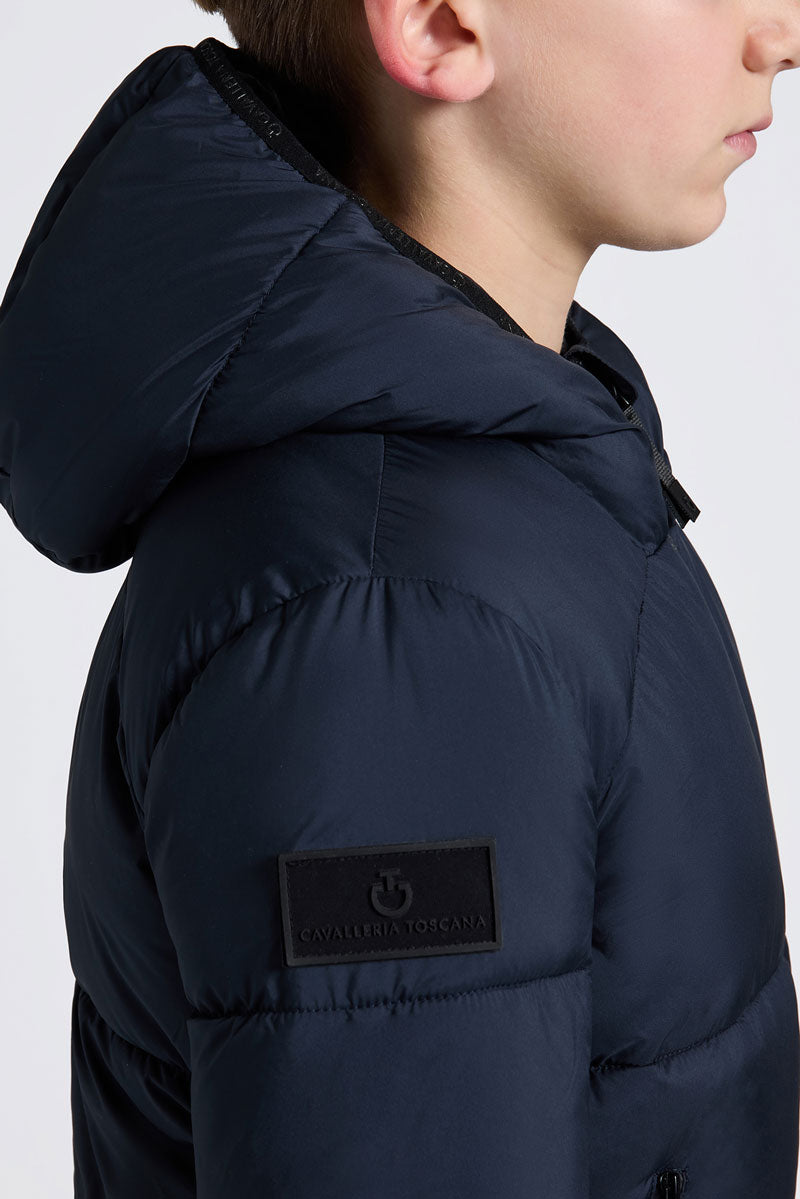 Cavalleria Toscana Junior Nylon Puffer Jacket Navy