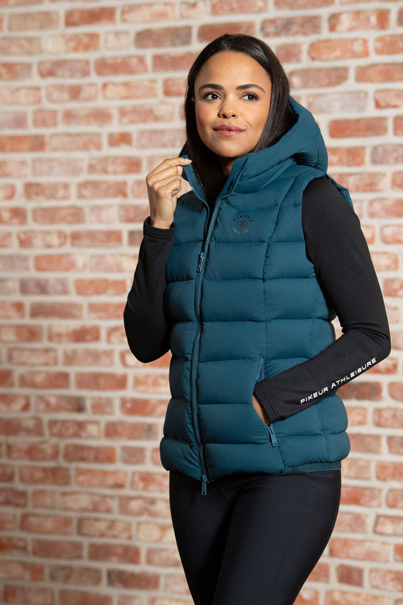 Pikeur Quilt Vest Deep Ocean