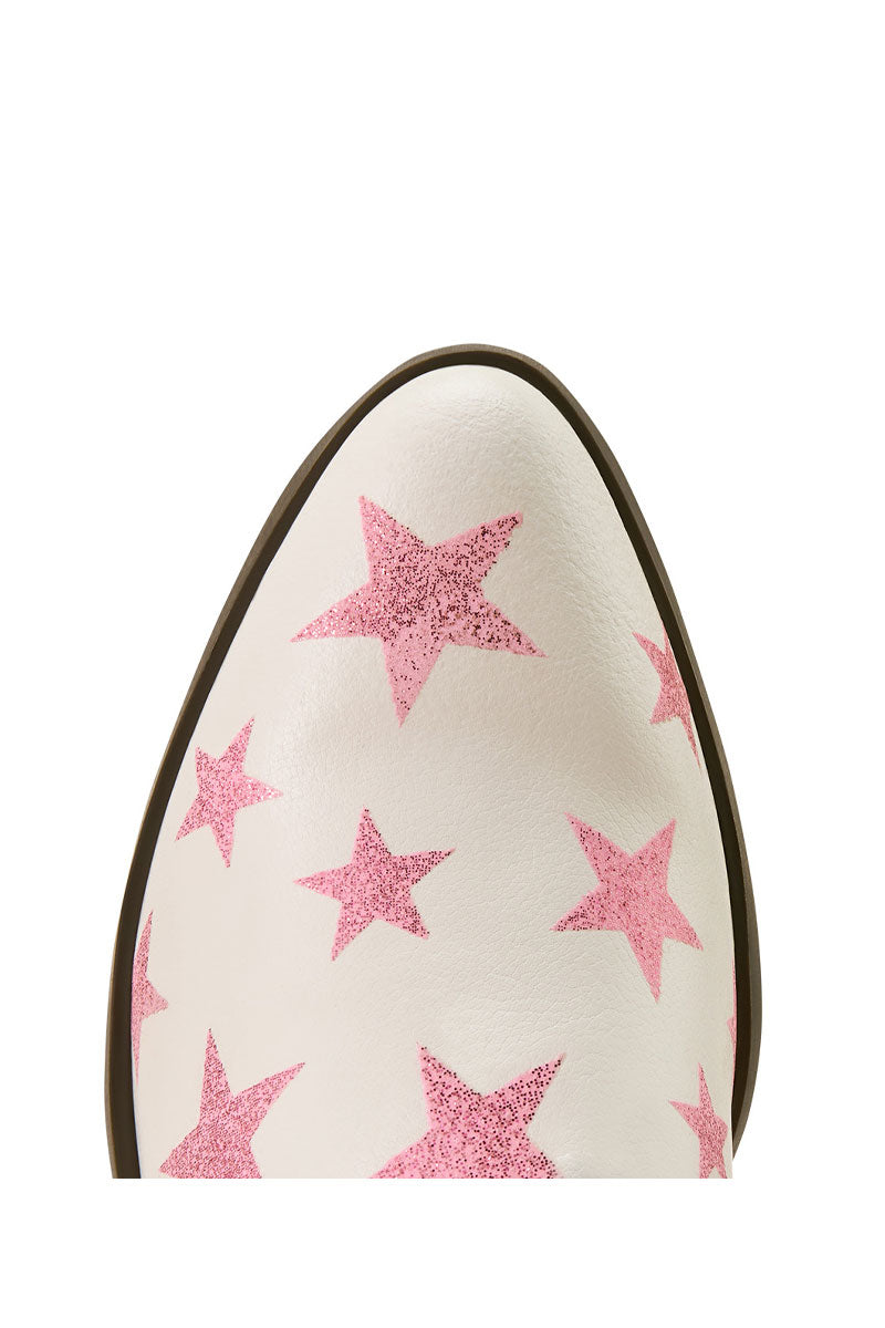 Ariat Girls Palmer R Toe Boot Starlight Blush 