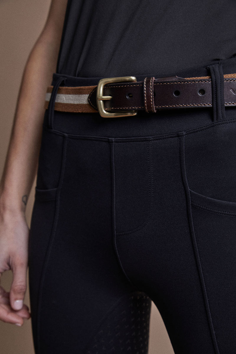 VALA Lines Belt Brown