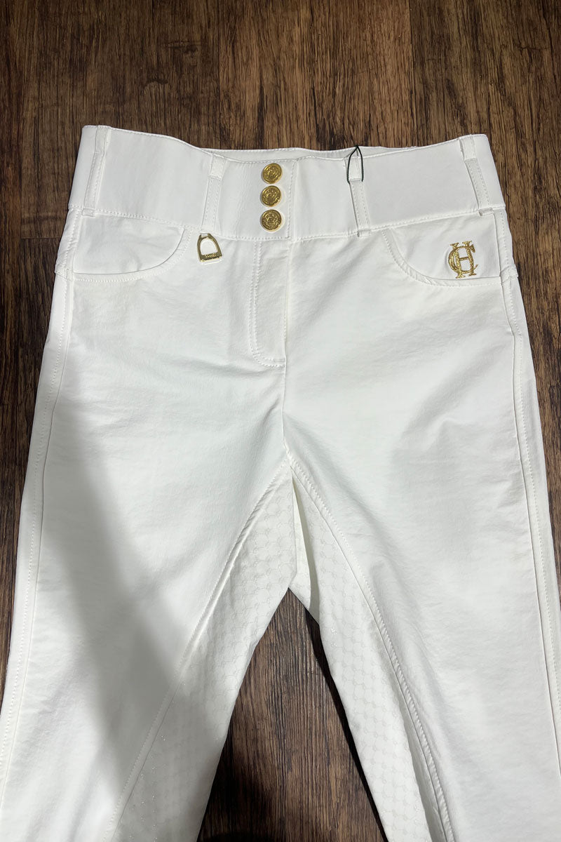 Holland Cooper Full Seat Competition Breeches White