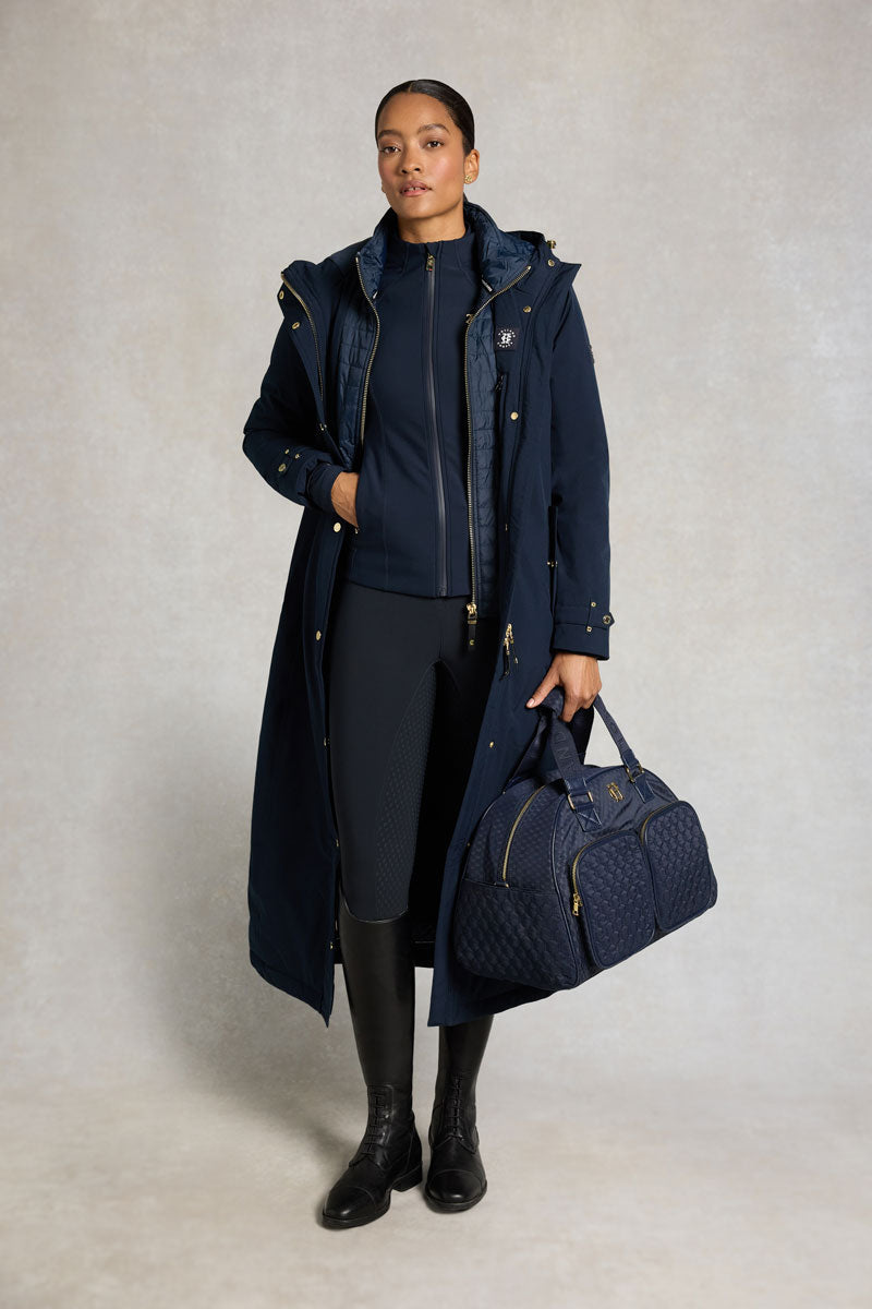 Holland Cooper Chiltern Zip Training Top Ink Navy 