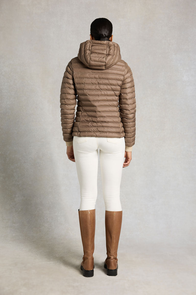 Holland Cooper Lightweight Puffer Jacket Chestnut 