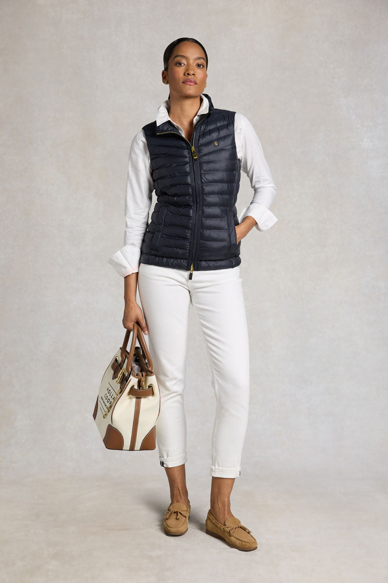 Holland Cooper Lightweight Puffer Gilet Ink Navy 