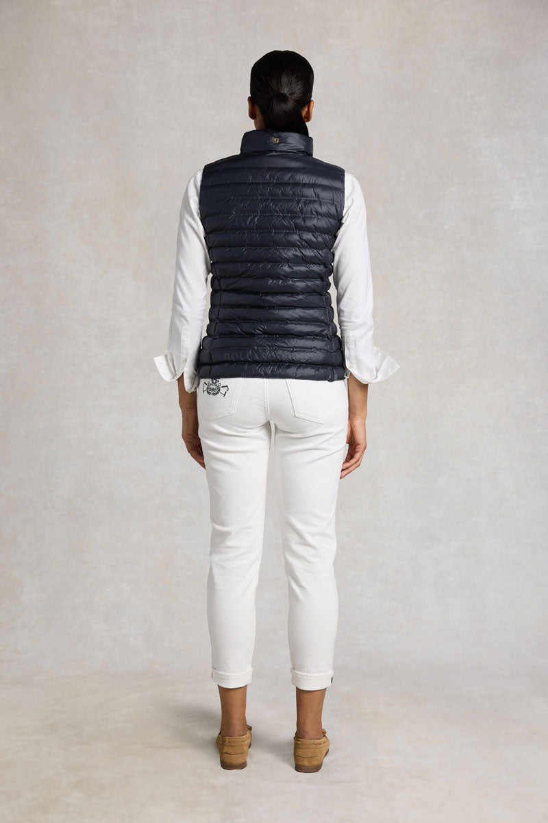 Holland Cooper Lightweight Puffer Gilet Ink Navy 